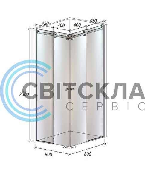 Душова кабіна Модель №10