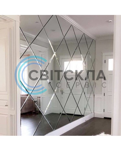 Фацетная зеркальная плитка