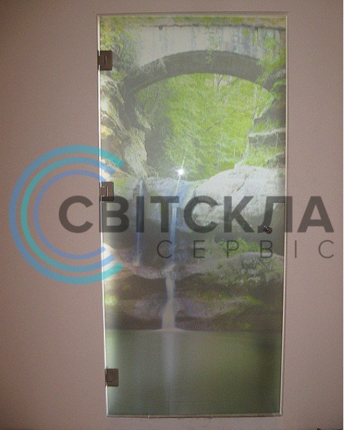 Стеклянная перегородка 11