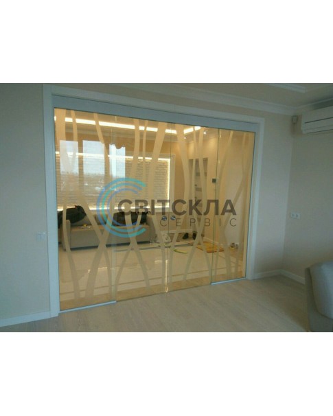 Стеклянная перегородка Модель 5