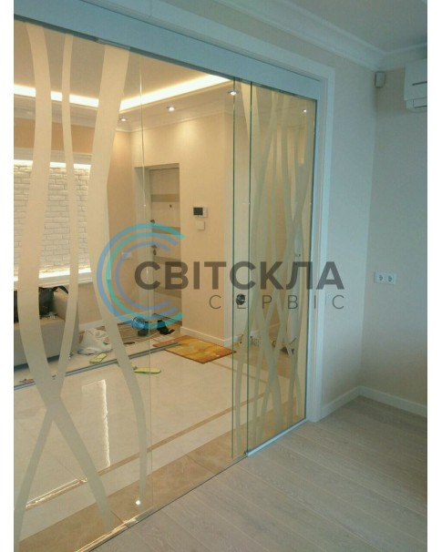 Стеклянная перегородка Модель 5