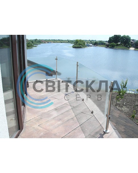 Стеклянное ограждение для терассы