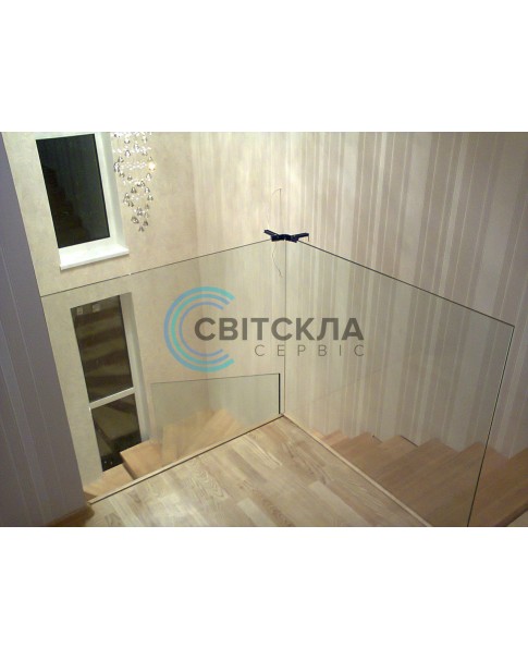 Стеклянные ограждения для лестниц