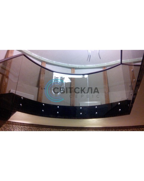 Поруччя скло Бронза гартоване
