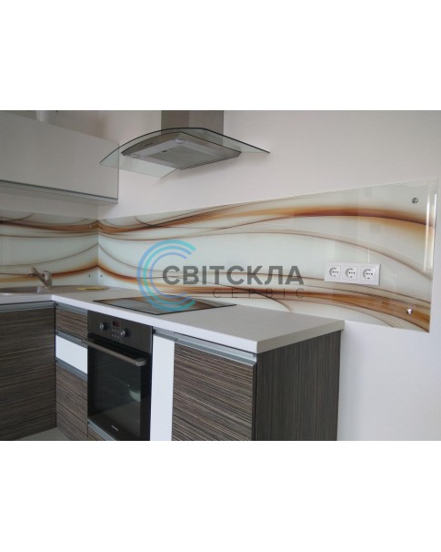 Стеклянный фартук с фотопечатью