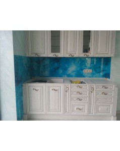 Стеклянный фартук на кухню